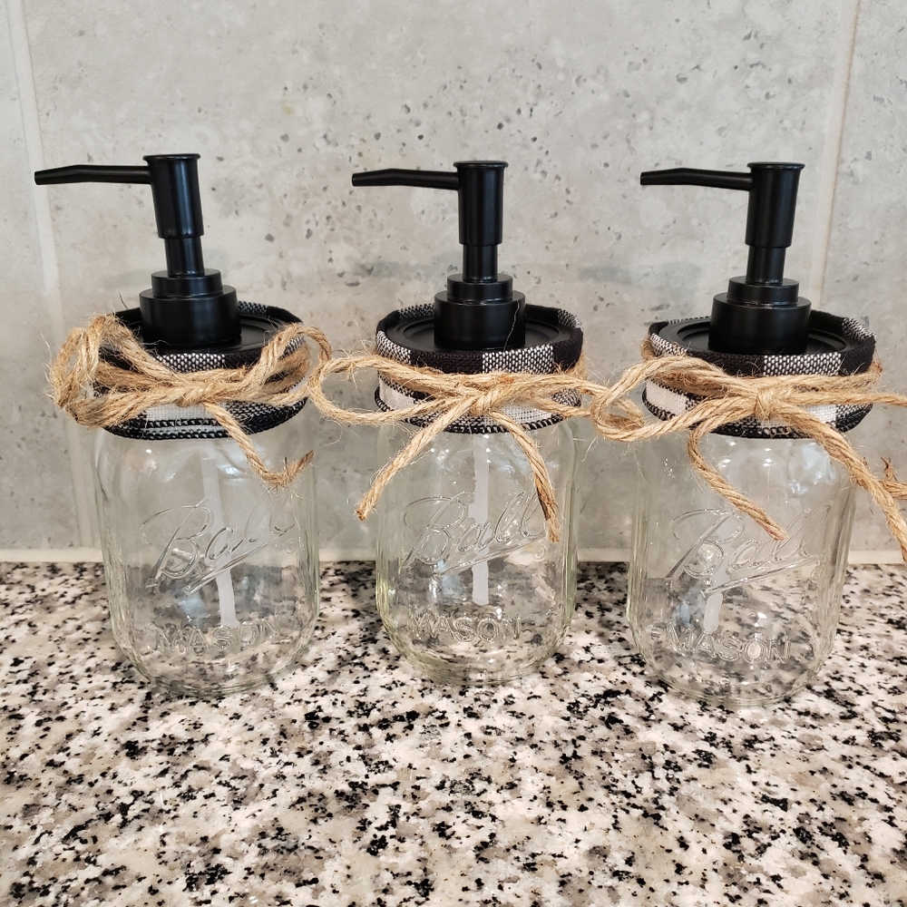 New mason jar decor set